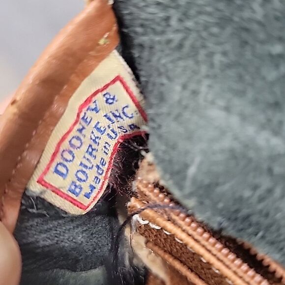 Dooney & Bourke Vintage Pebbled Leather Black Equestrian Cross-body Shoulder Bag - Picture 14 of 15